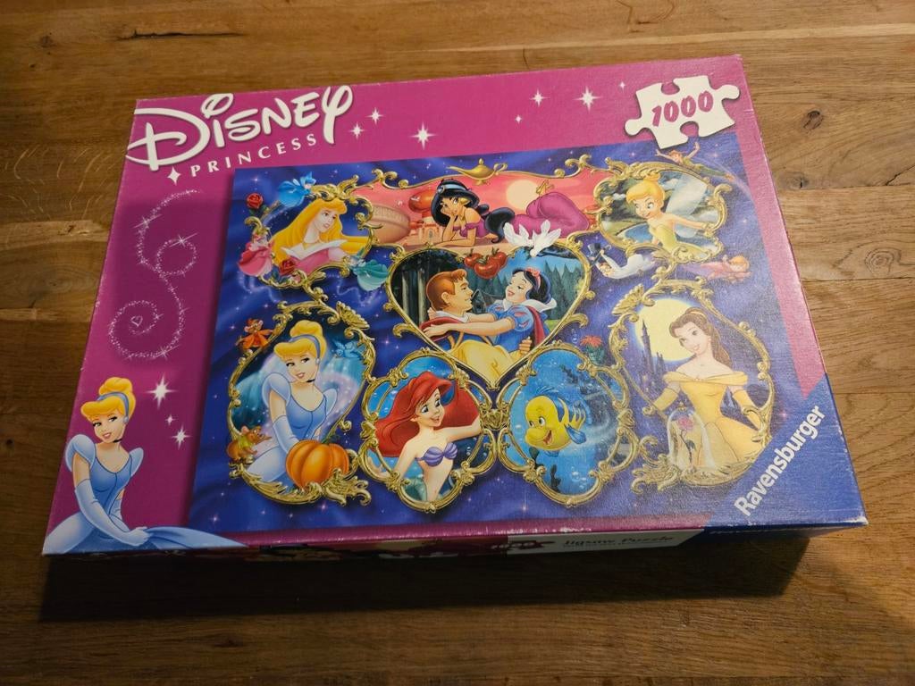 Disney Princess Puzzel - 1000 Stukjes, Ophalen of Verzenden, 500 t/m 1500 stukjes, Gebruikt, Legpuzzel