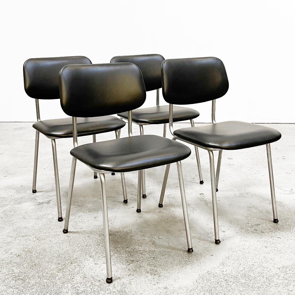 Gispen 1231 stoelen bekleed met wolvilt, info > beschrijving, Ophalen, Overige kleuren, Gispen vintage retro, The haystack