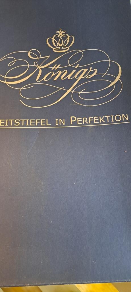 Königs rijlaarzen boxcalf – nieuw – maat 42/40/56, Dieren en Toebehoren, Paardrijkleding, Ophalen of Verzenden, Nieuw, Dressuur