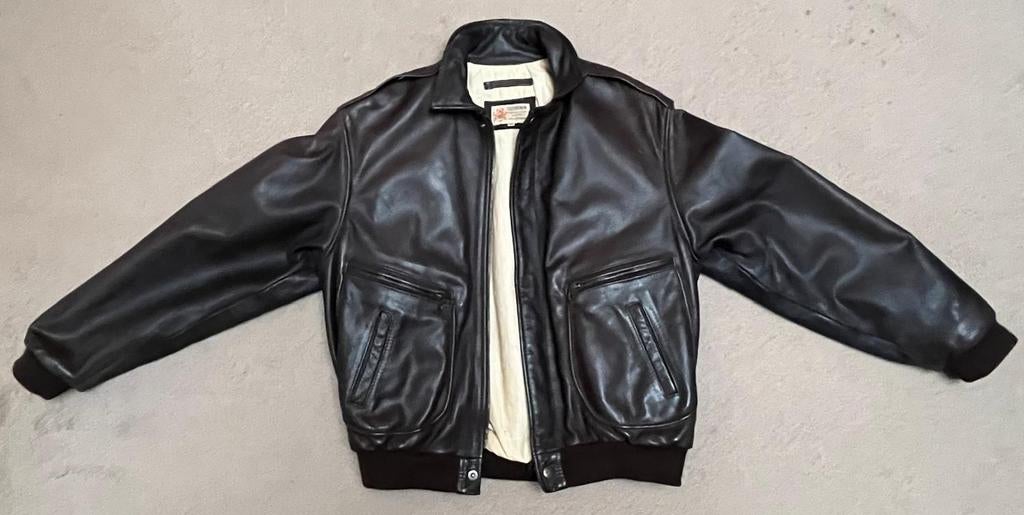 Leren Chevignon jack maat 34, Kleding | Dames, Jassen | Winter, Ophalen, Bruin, Chevignon, Zo goed als nieuw