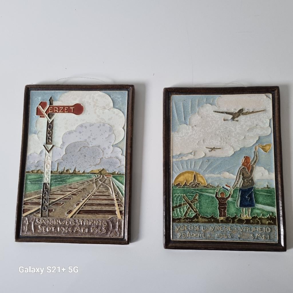 cloisonne tegels, Ophalen of Verzenden