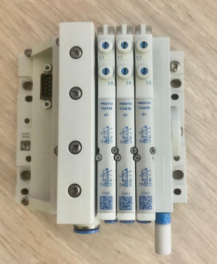 FESTO - VMPA Ventieleiland - 3x Magneetventiel, Ophalen of Verzenden, Zo goed als nieuw