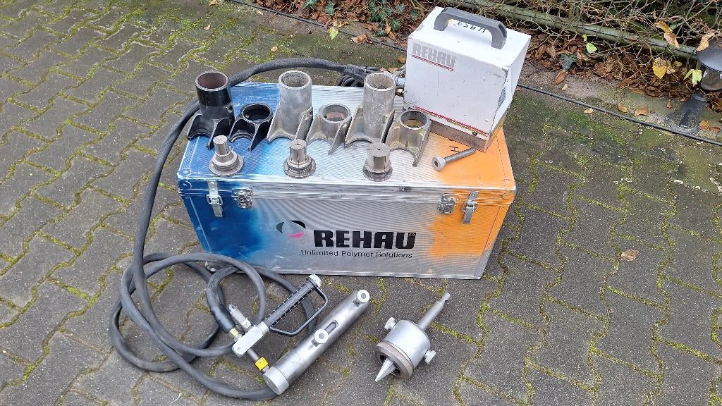 Rehau G2 Schuifhulstang met GROTE koppen! 40 - 50 - 63, Ophalen, ., Zo goed als nieuw, .