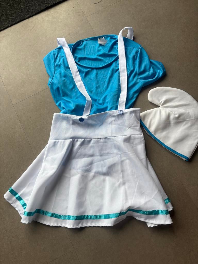 Smurfin Kostuum - Maat L, Ophalen of Verzenden, Zo goed als nieuw