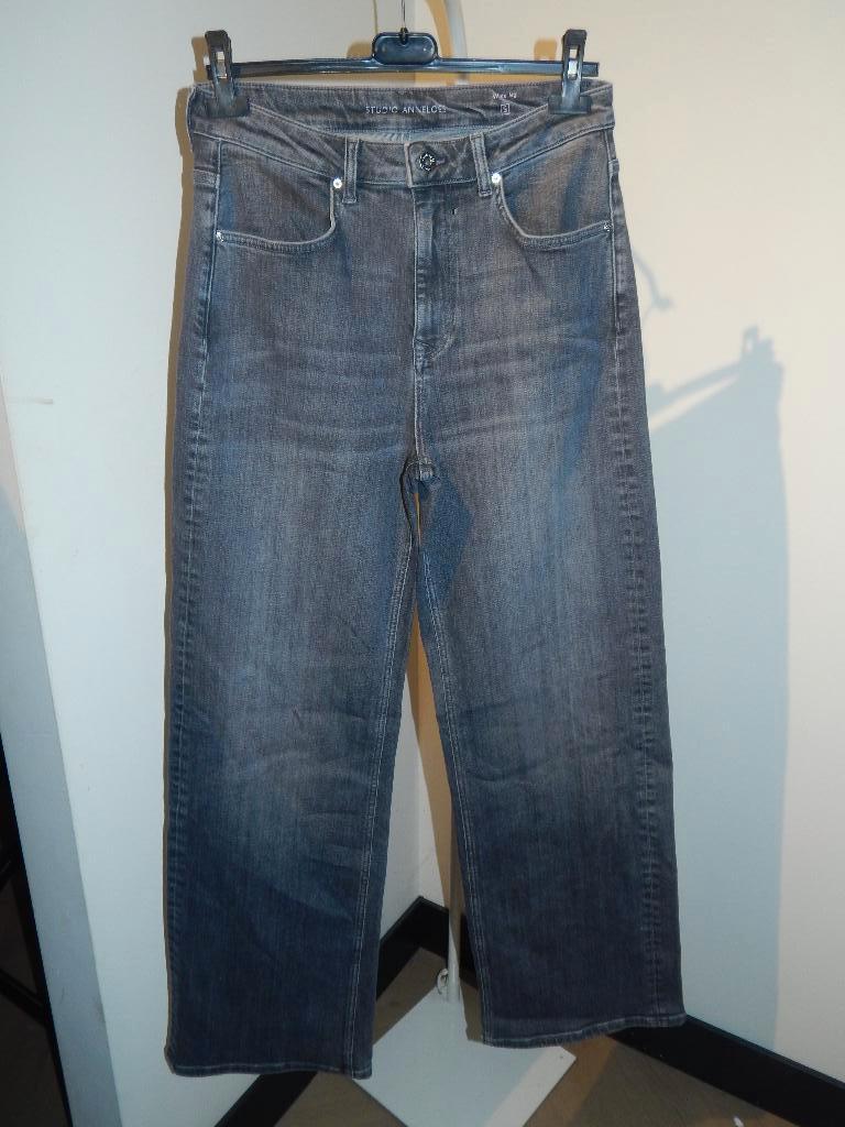Studio Anneloes nieuwe broek wide leg donker kleur S/M, Verzenden, Nieuw, Maat 36 (S), Lang