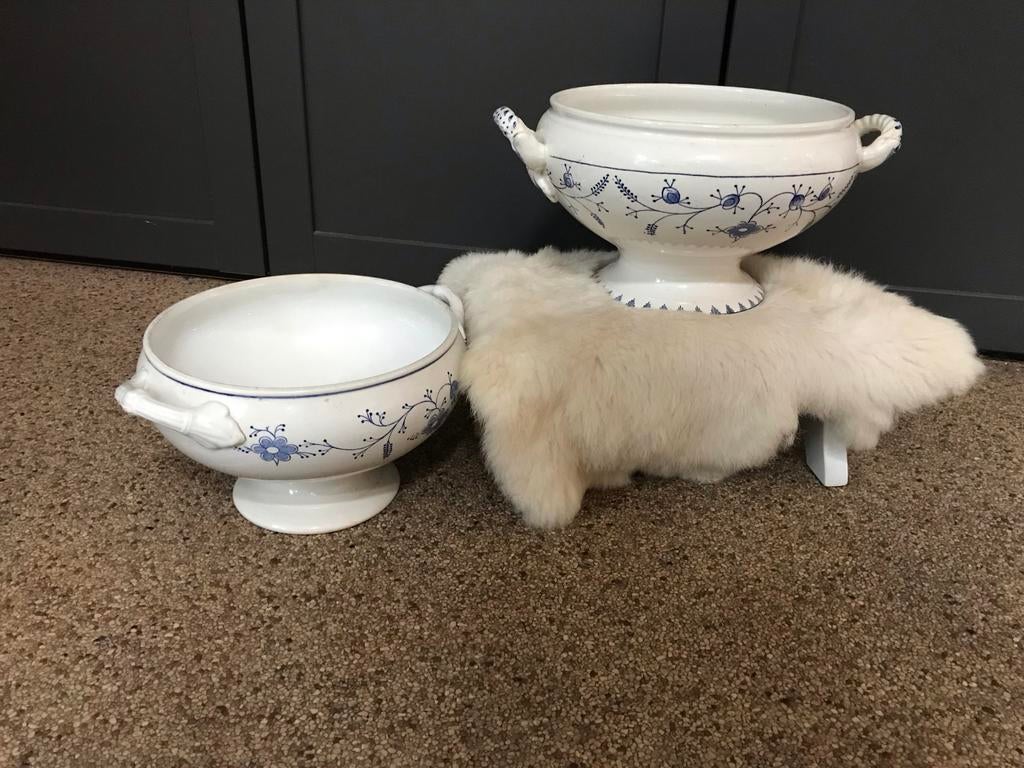 Vintage Meissen Servies - 2 Delig, Antiek en Kunst, Ophalen of Verzenden