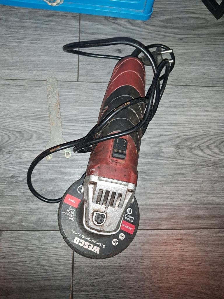 Gebruikte haakse slijper - Wesco, Ophalen, Gebruikt, Minder dan 600 watt, Overige typen