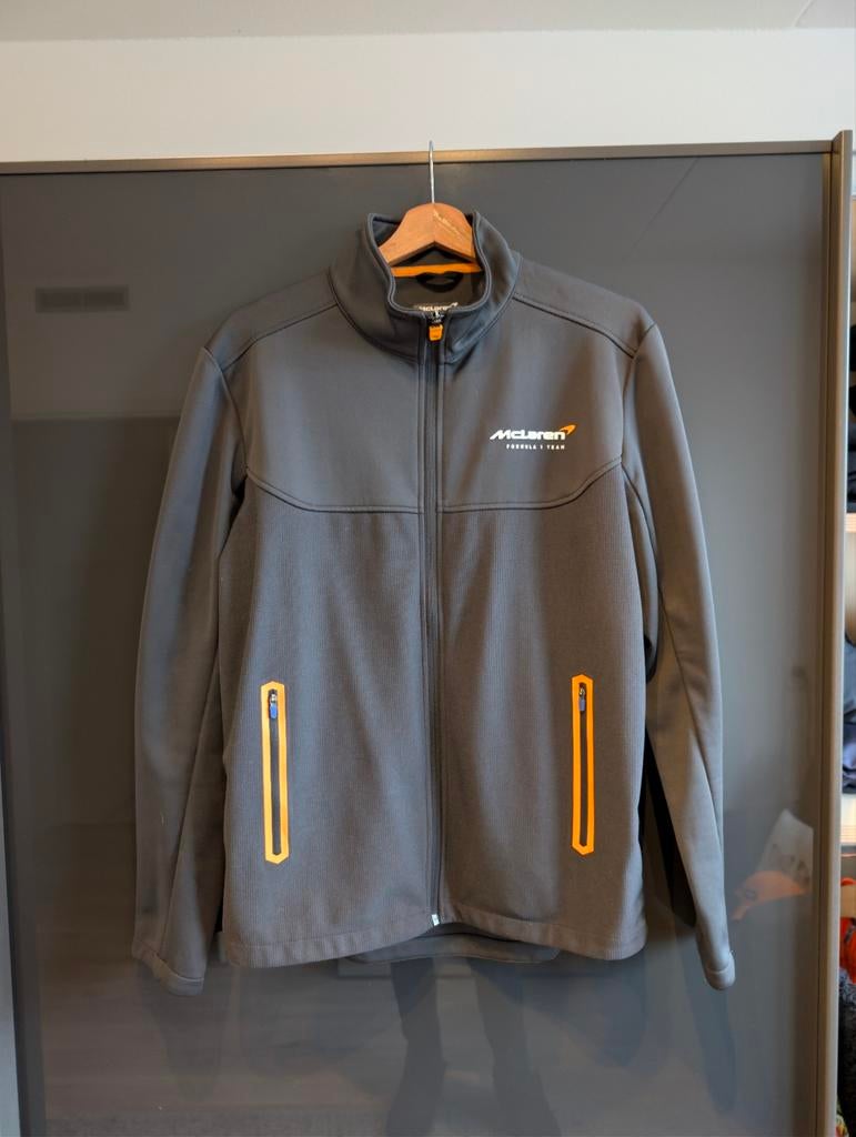 McLaren F1 Team Softshell Jas, Zwart, McLaren, Ophalen of Verzenden, Zo goed als nieuw