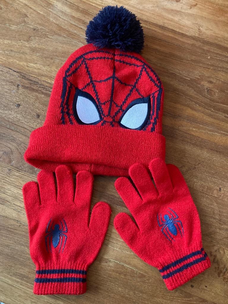 Spider-Man Muts en handschoenen, Jongen of Meisje, Nieuw, Ophalen of Verzenden, Marvel