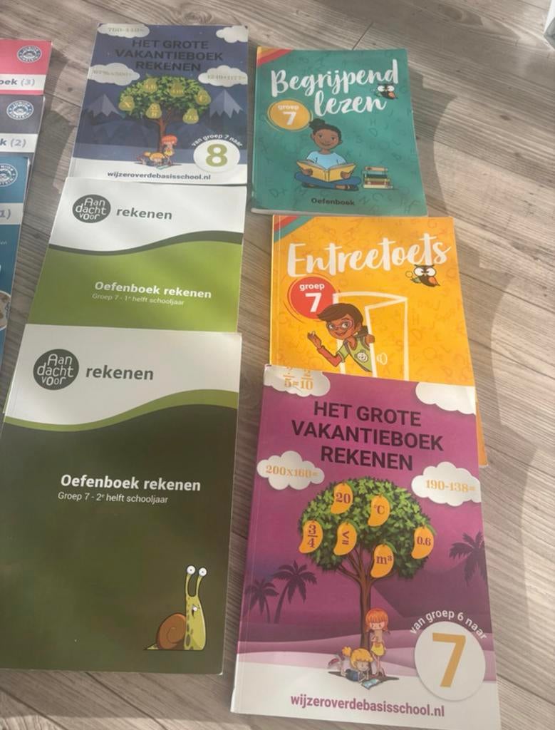 Diverse oefenboeken groep 7/8, Boeken, Ophalen of Verzenden, Alpha, Zo goed als nieuw, Overige niveaus
