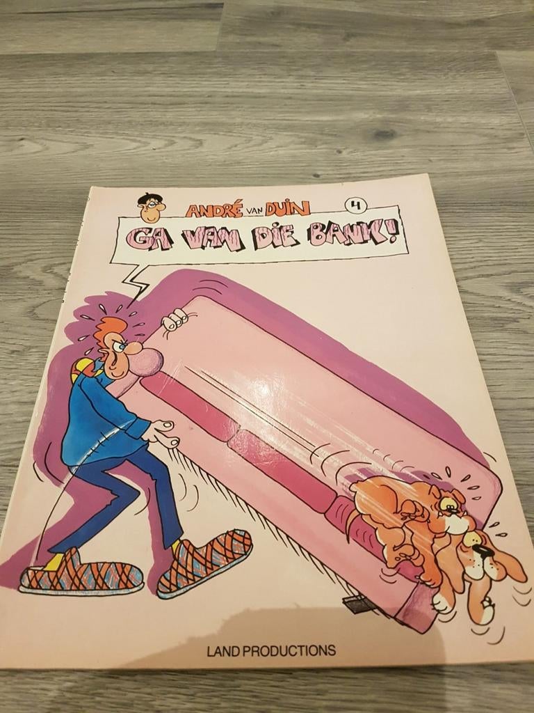 André van Duin. Ga van die bank., Boeken, Stripboeken, Eén stripboek, Ophalen of Verzenden
