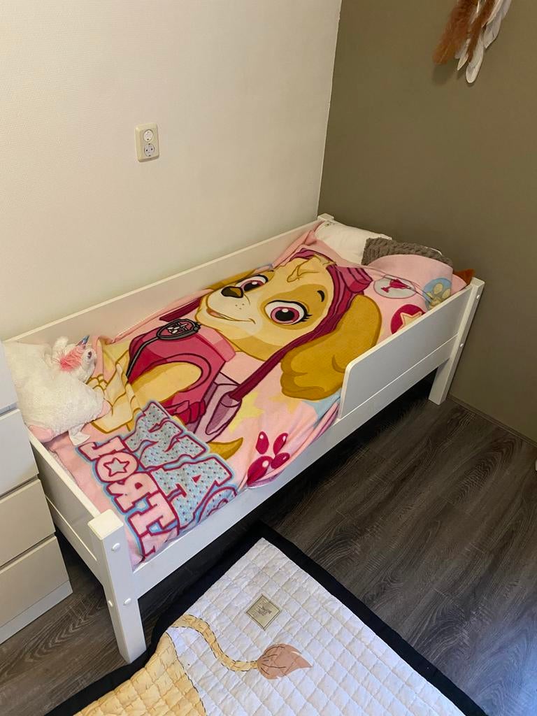 Kinderbedje incl. Matras - Perfect voor peuters!, Ophalen, Gebruikt, 70 tot 85 cm, 140 tot 160 cm