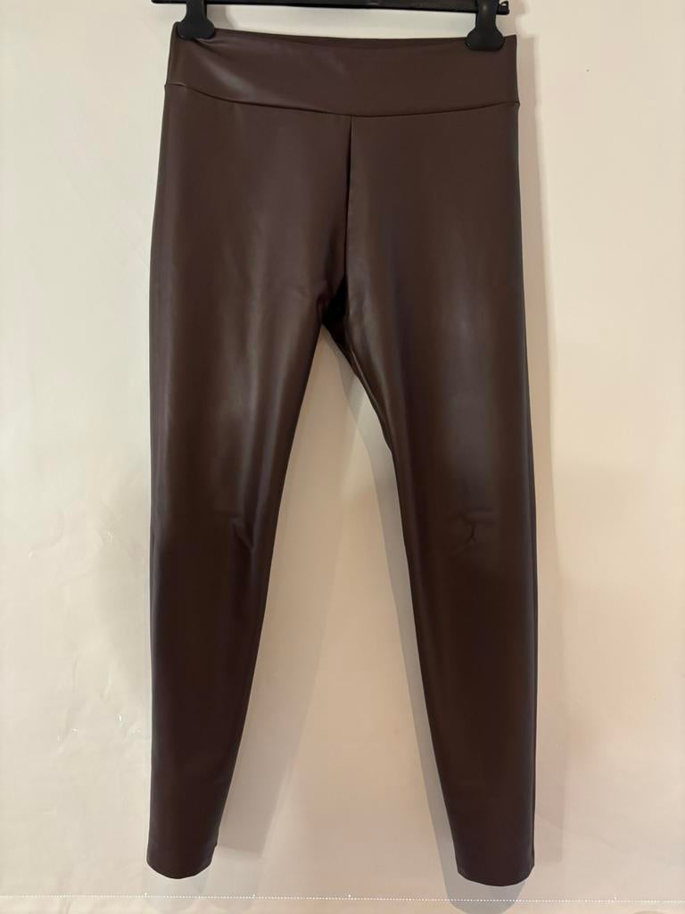 Calzedonia lederlook broek maat l, Kleding | Dames, Leggings, Maillots en Panty's, Legging, Bruin, Ophalen of Verzenden, Maat 44/46 (L)