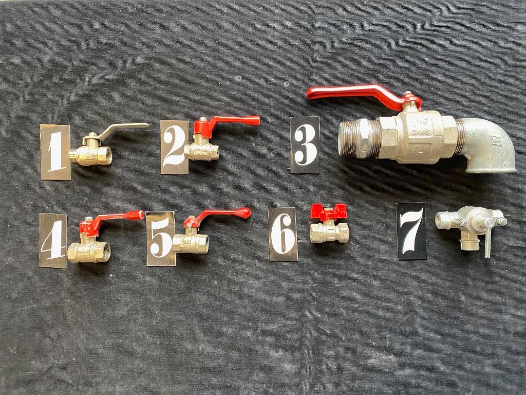 Kogelkranen, Ophalen, Zo goed als nieuw, Minder dan 2 meter, 40 tot 60 mm