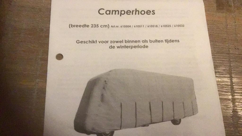 Camperhoes  6 meter, Ophalen of Verzenden, Zo goed als nieuw