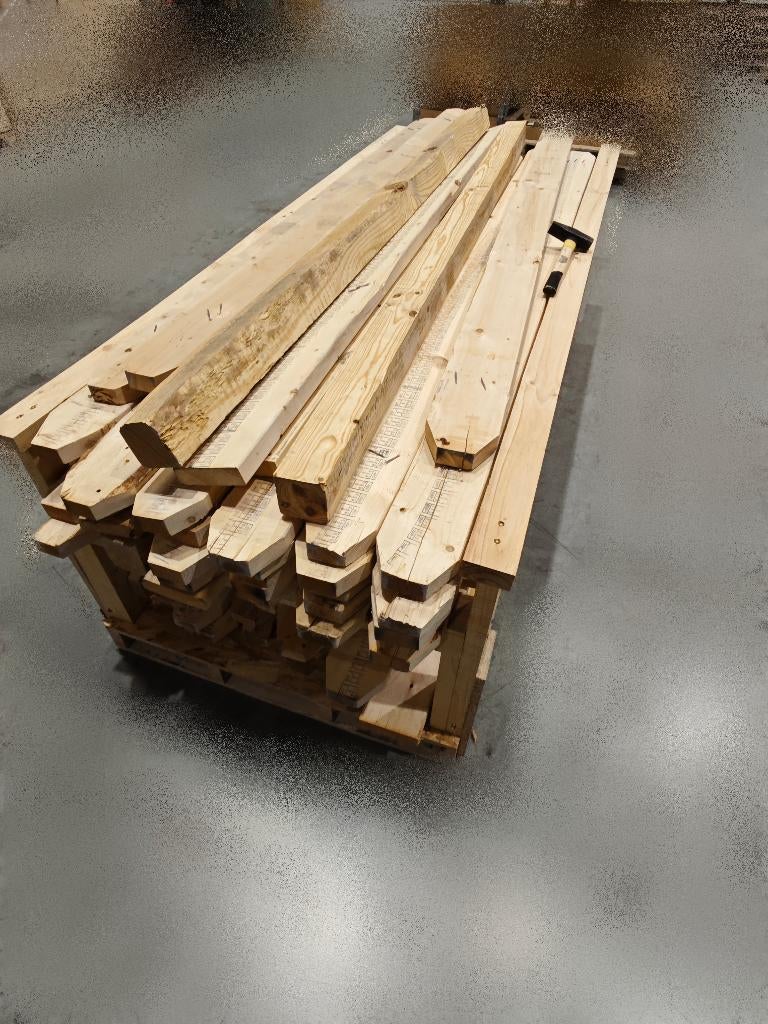 dikke planken te koop, Doe-het-zelf en Verbouw, Hout en Planken, Ophalen, Zo goed als nieuw, 200 tot 250 cm, Plank