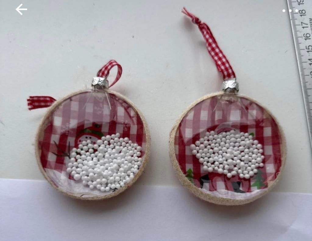 Kerstboomhangers - Set van 2, Diversen, Kerst, Ophalen of Verzenden, Nieuw