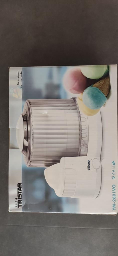 Tristar IJsmachine YM-2601VO - Nieuw, nooit gebruikt!, Ophalen of Verzenden, Nieuw