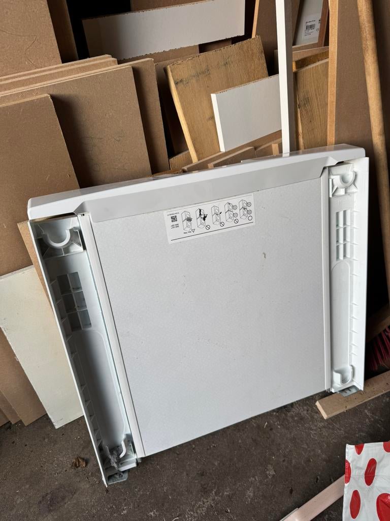 Wasmachine stapel rek skk-uu, Ophalen of Verzenden, Zo goed als nieuw, 1200 tot 1600 toeren