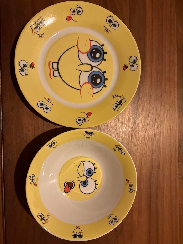 Spongebob Bord en Kom Set, Ophalen of Verzenden