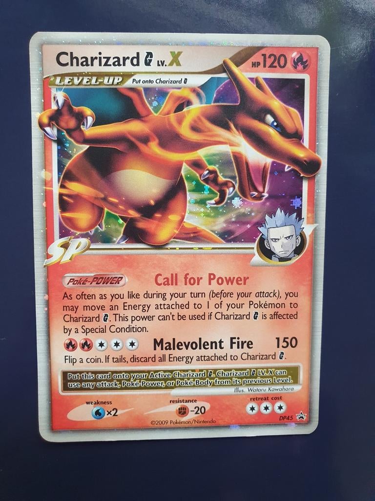 Charizard X DP45 holo pokemon kaart, Hobby en Vrije tijd, Verzamelkaartspellen | Pokémon, Ophalen of Verzenden