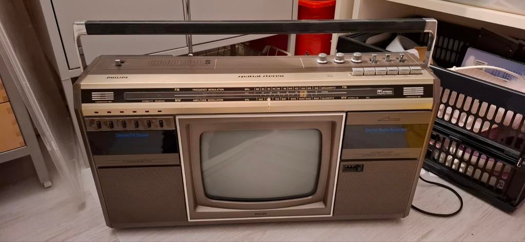 Philips Combi TC-10 S met Spatial Stereo - Vintage!, Ophalen of Verzenden