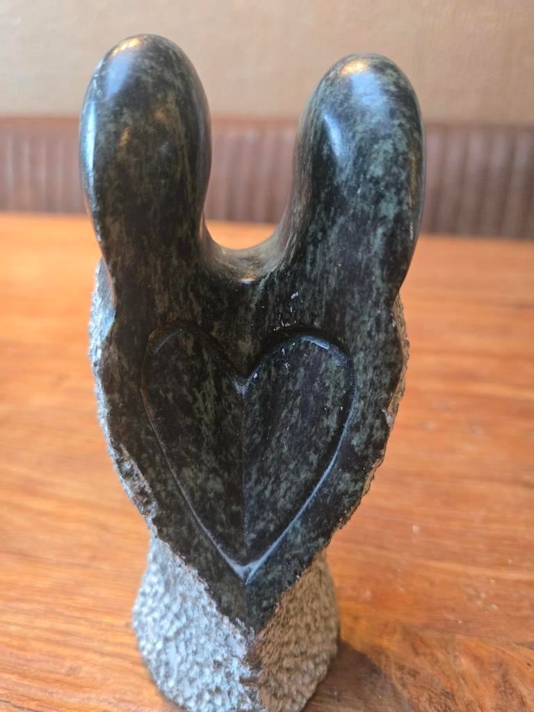 Supermooi Stenen beeldje. Vriendschap, Liefde, Antiek en Kunst, Ophalen of Verzenden