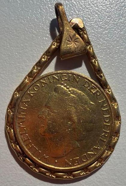 Koningin Juliana en Wilhelmina Hanger, Overige materialen, Gebruikt, Overige voorstellingen, Geel