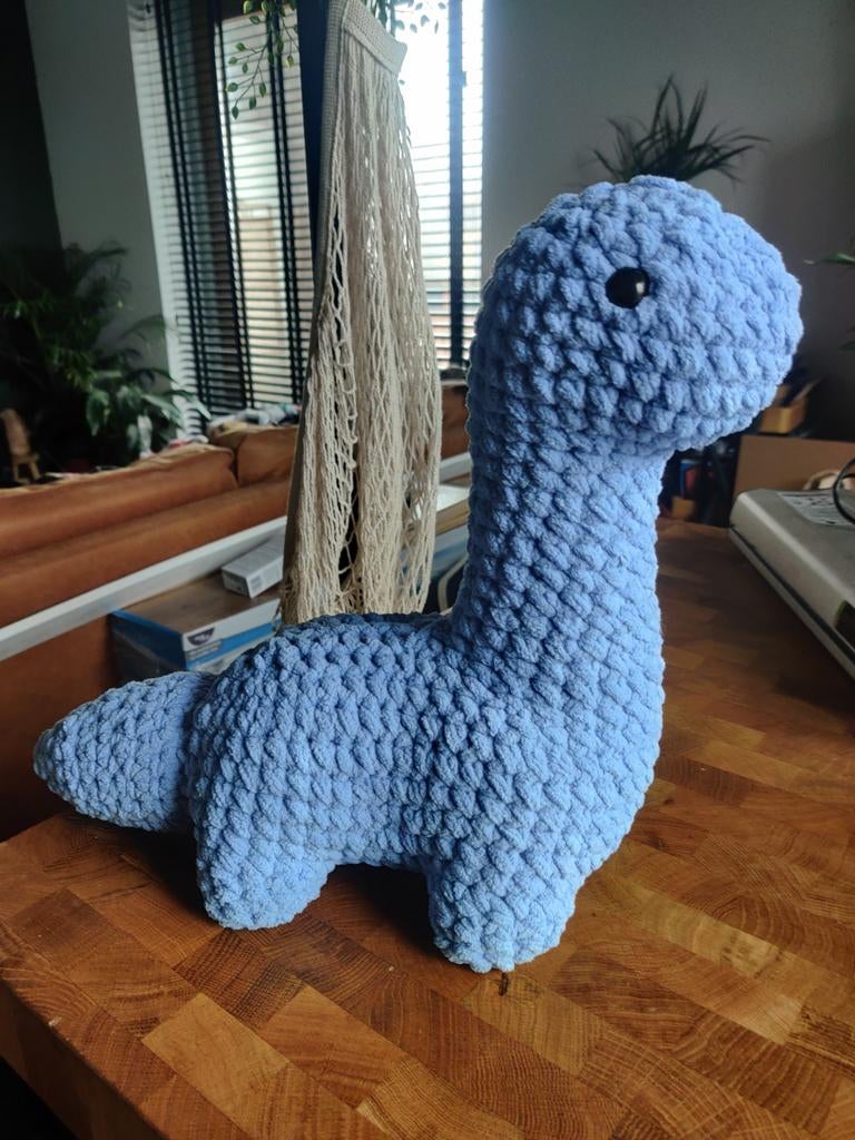 Zelf gehaakte dino knuffels, Ophalen of Verzenden, Nieuw, Haken, Overige typen