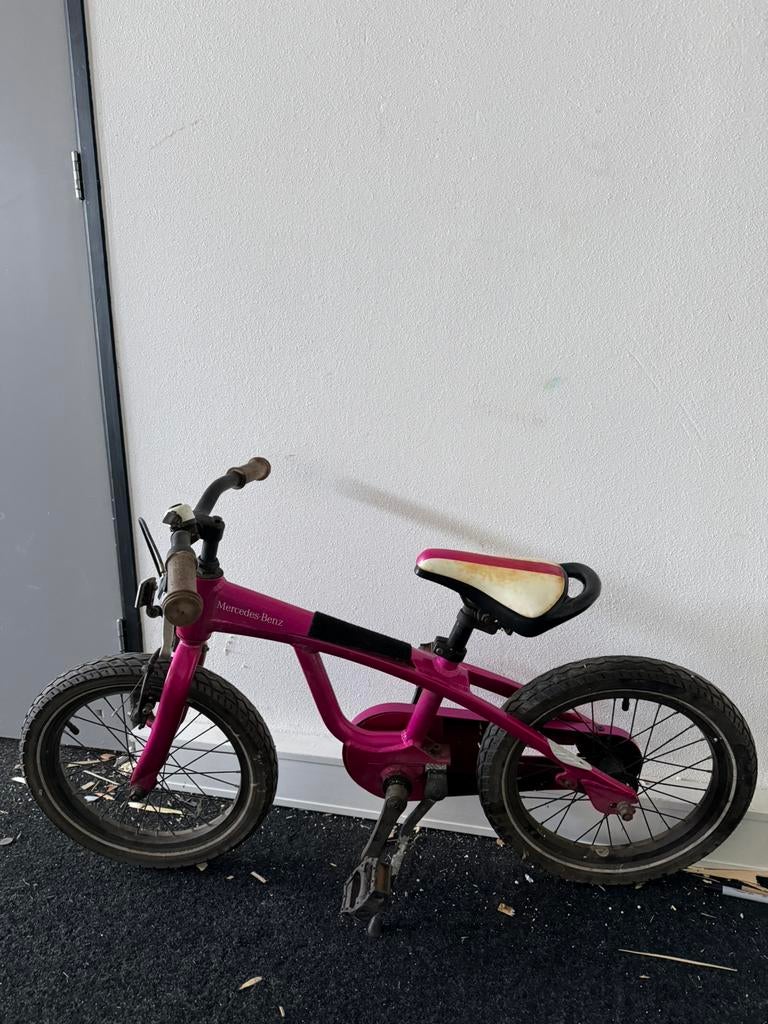 Mercedes Benz Kinderfiets B66450045 meisjes, Ophalen of Verzenden, Zo goed als nieuw, Minder dan 16 inch