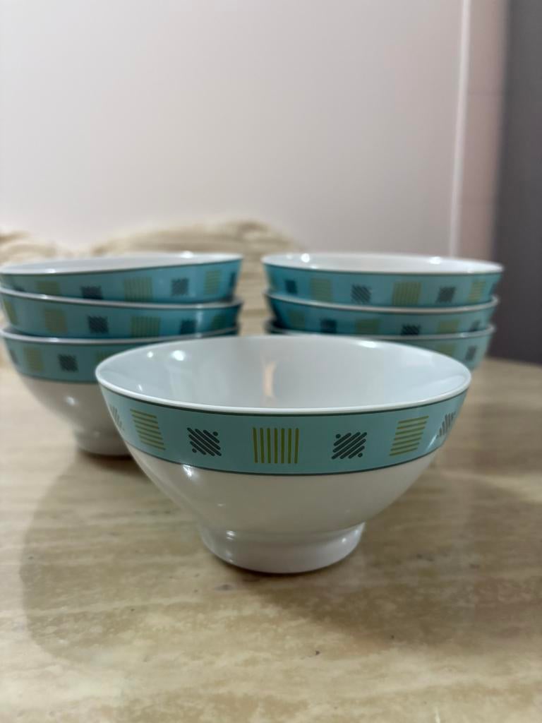 Soepkommen 7 stuks, Huis en Inrichting, Keuken | Servies, Ophalen, Aardewerk, Overige stijlen, Kom(men)