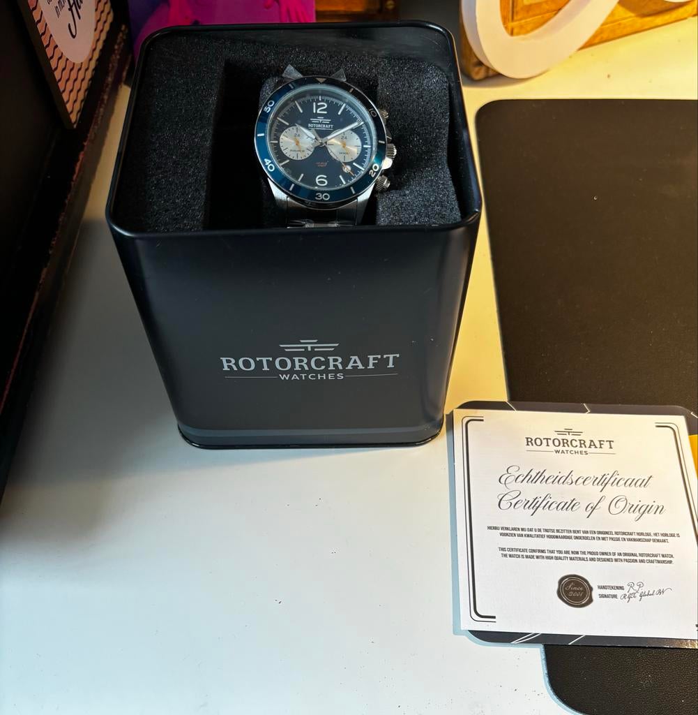 Nieuwe Rotorcraft Horloge, Overige merken, Staal, Polshorloge, Nieuw