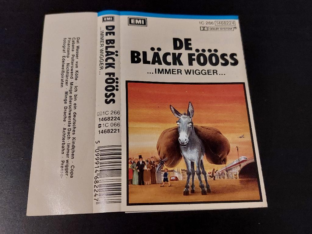 BLÄCK FÖÖSS - IMMER WIGGER (MC), Cd's en Dvd's, Cassettebandjes, Zo goed als nieuw, Origineel, Pop, 1 bandje, Ophalen of Verzenden