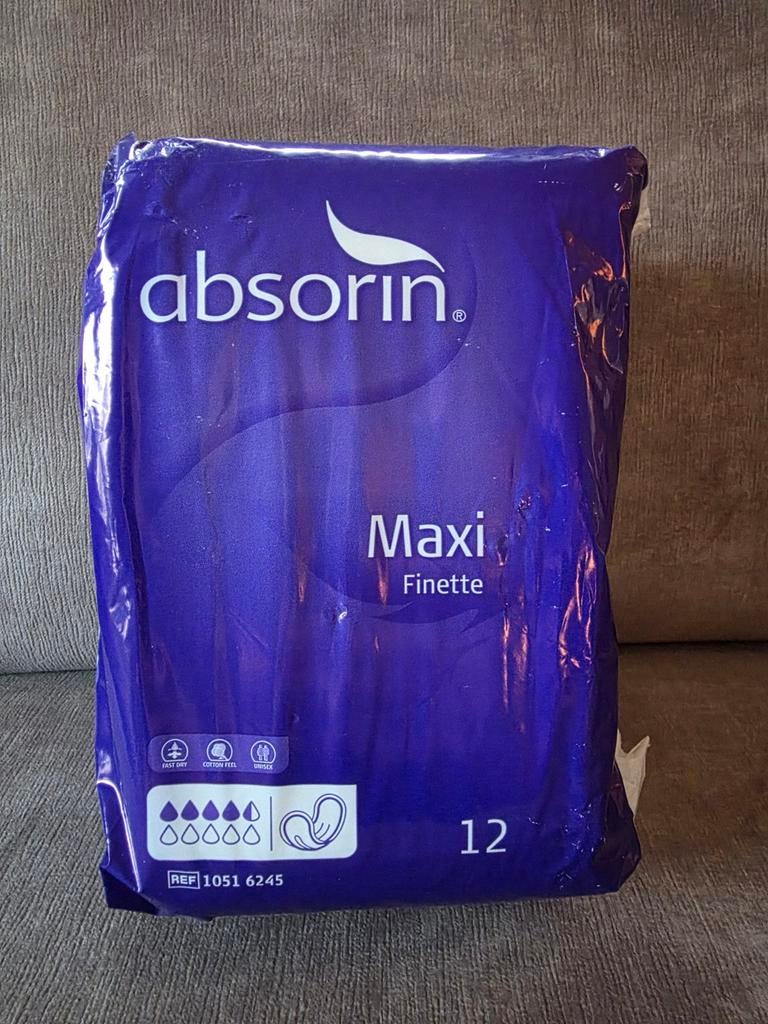 Absorin maxi finette (inleggers) - nieuw, Ophalen of Verzenden, Nieuw