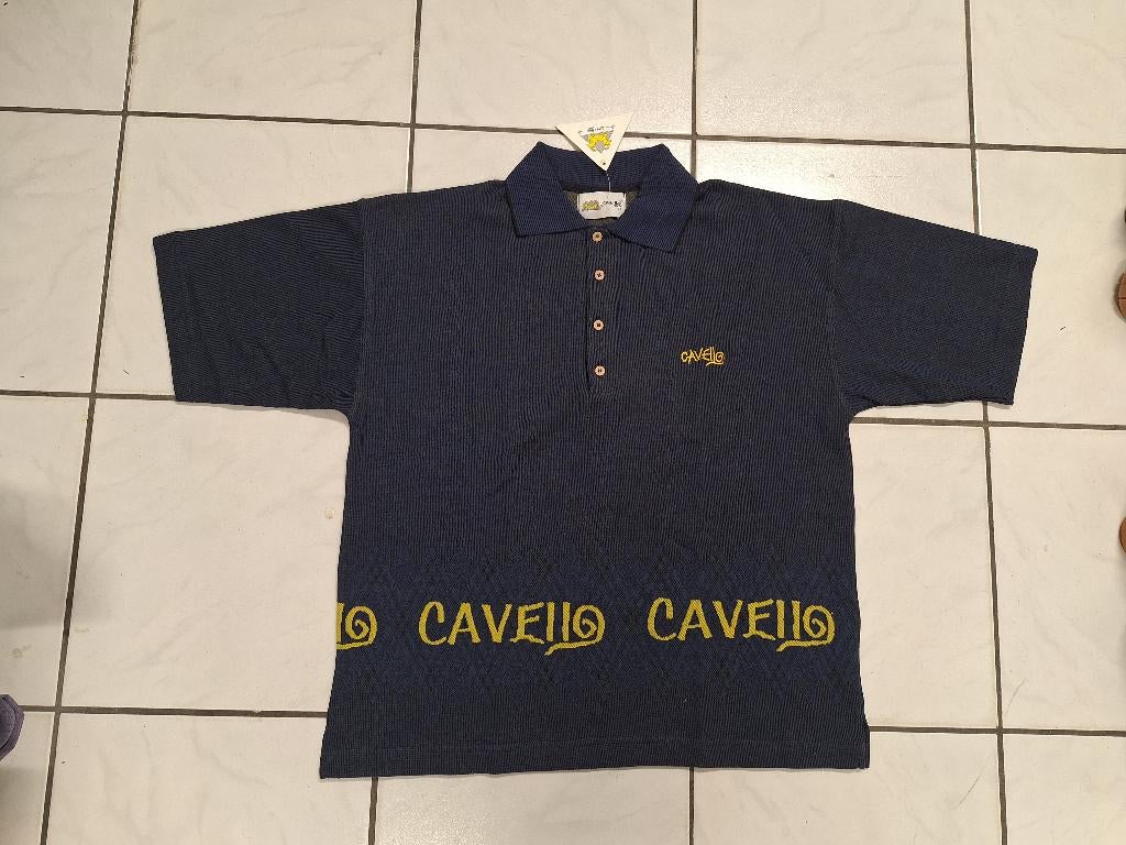 Cavello gabber polo shirt jaren 90 + kaartje ongebruikt, Ophalen of Verzenden, Nieuw, Maat 52/54 (L), Wit