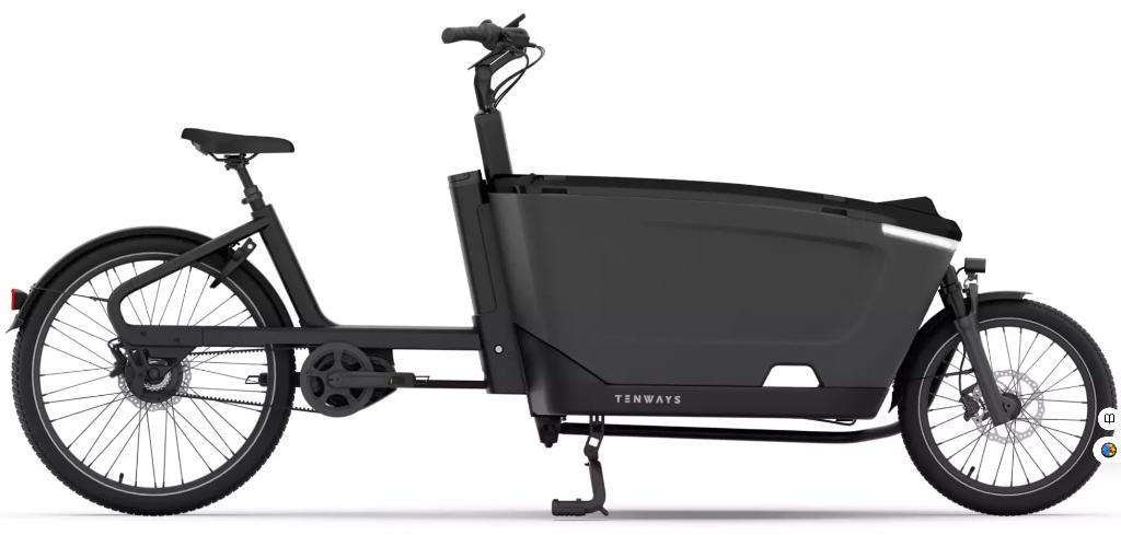 Tenways Cargo 960 Wh - Middenmotor- Enviolo, Overige merken, 4 kinderen of meer, Huif, Nieuw