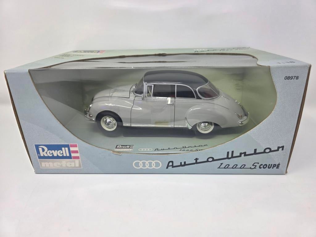 Auto Union 1000 S Coupe 1:18 in OVP, Ophalen of Verzenden, Revell