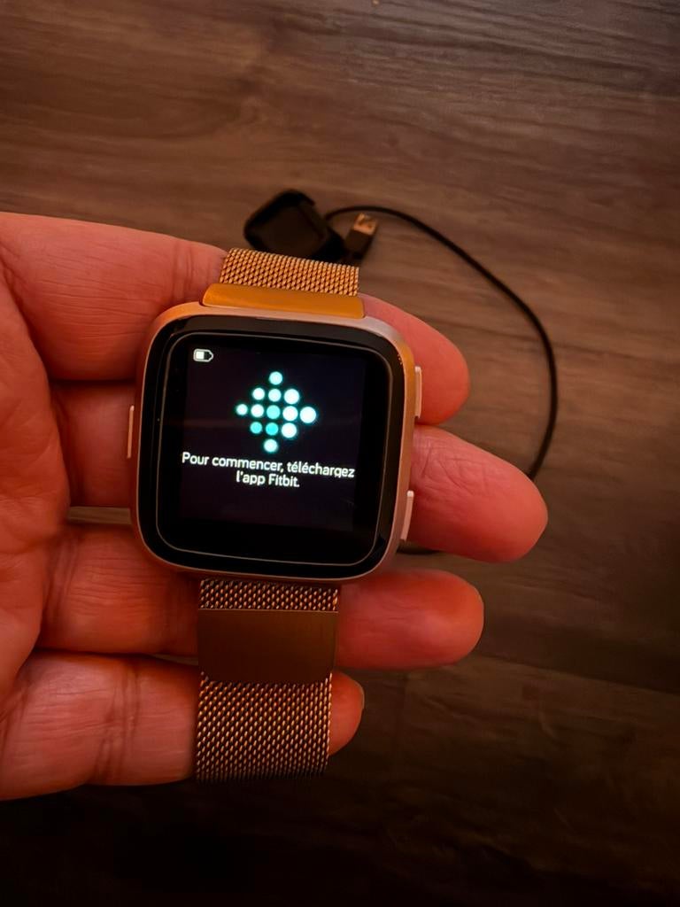 Fitbit Versa, Verzenden, Zo goed als nieuw, Roze, Android