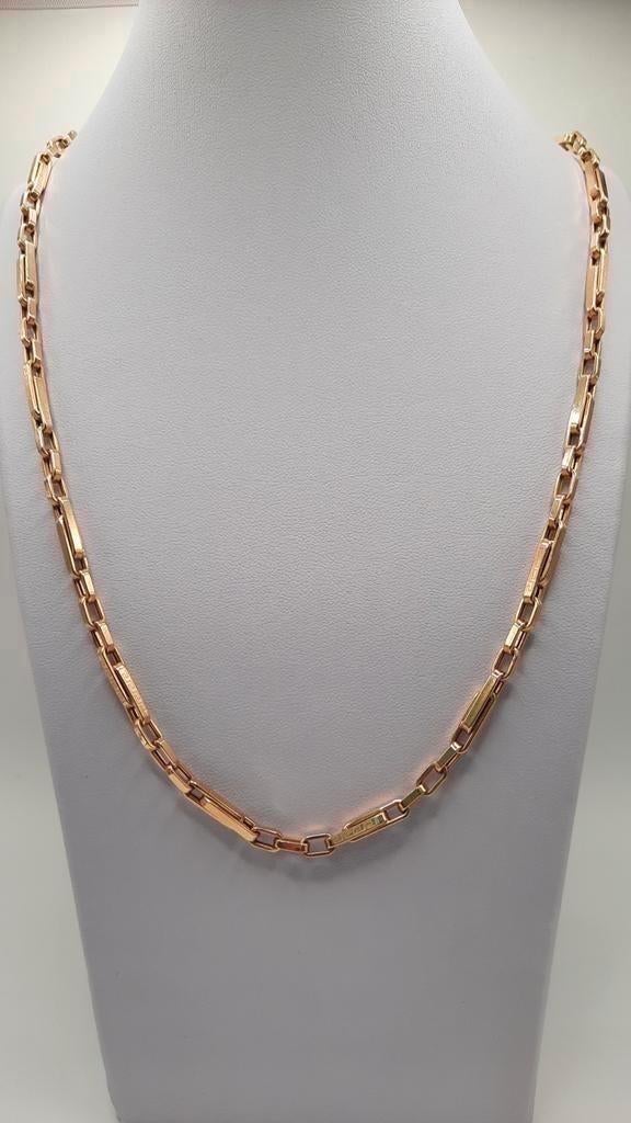 gouden fantasie ketting 14kt, Www.bredajuwelier.nl, Nieuw, Ophalen of Verzenden, Www.bredajuwelier.nl