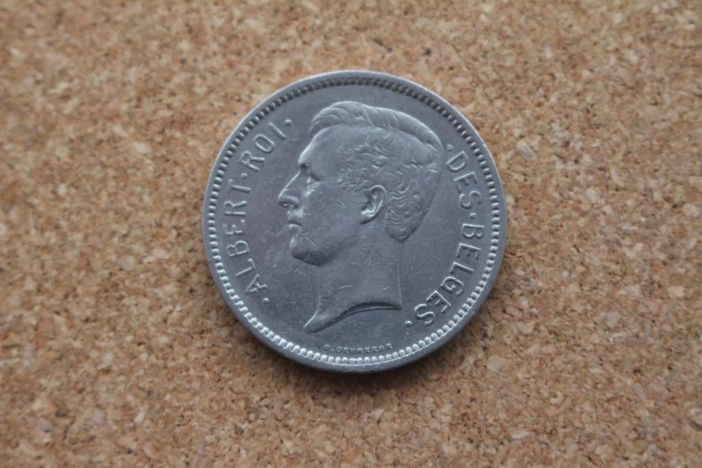 5 Francs / un Belga 1931Belgie, Verzenden, Overig, Losse munt