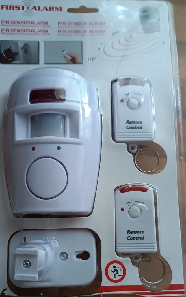 Draadloos Alarmsysteem Met Sirene, Beweging, Detector, Sensor of Melder, Draadloos, Nieuw