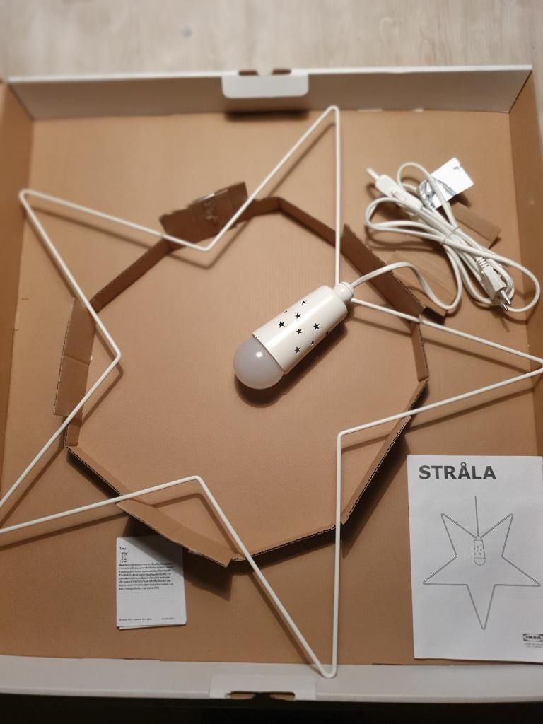 2 x STRALA- Kerst ster lamp IKEA, Ophalen of Verzenden, Nieuw