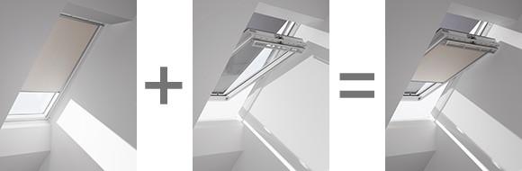 Velux voordeelset DOP MK04 nieuw, Grijs, Nieuw, Minder dan 100 cm, 50 tot 100 cm