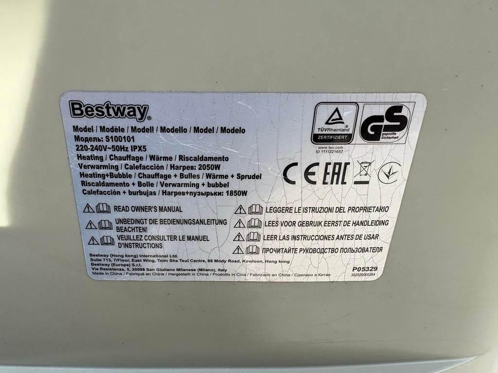 Lay-Z-Spa Pomp Bestway S100101 - Zo goed als nieuw, Ophalen of Verzenden, Gebruikt, Pomp, Opblaasbaar