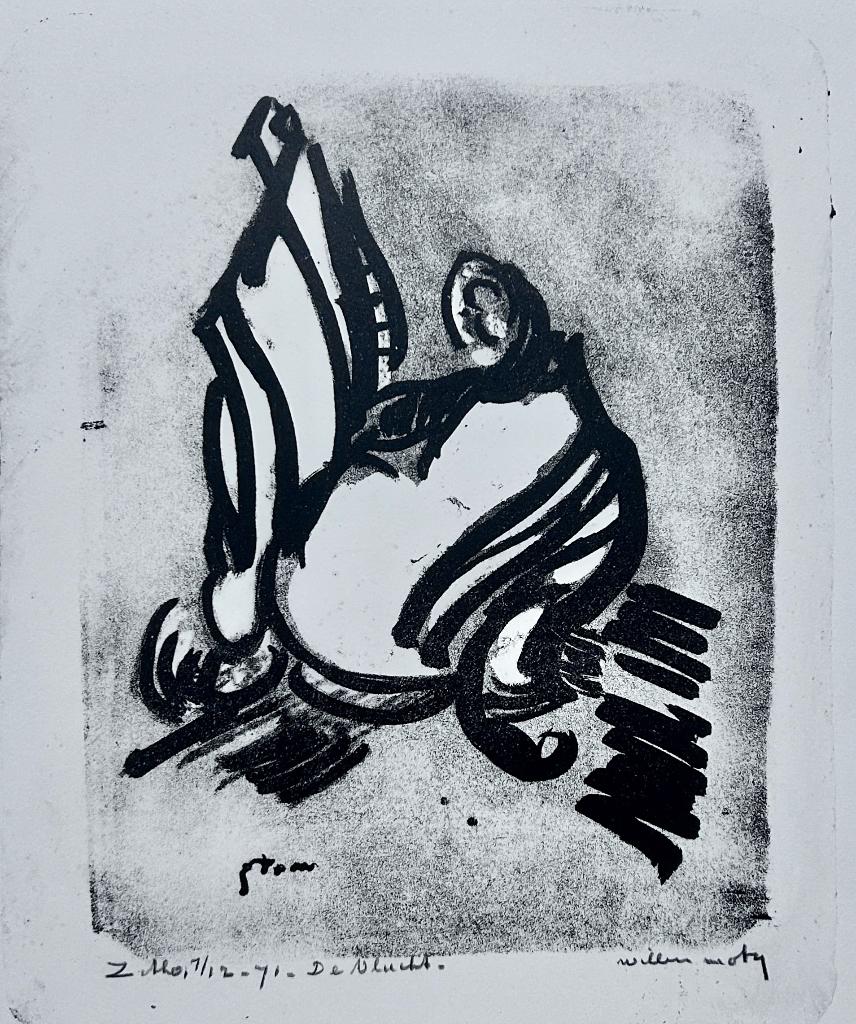 Zeefdruk Wim Motz, Verzenden