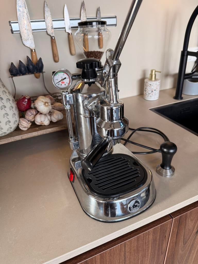 La Pavoni Professional Pre-Millennium - Gereviseerd, Stoompijpje, Espresso apparaat, Refurbished, Gemalen koffie