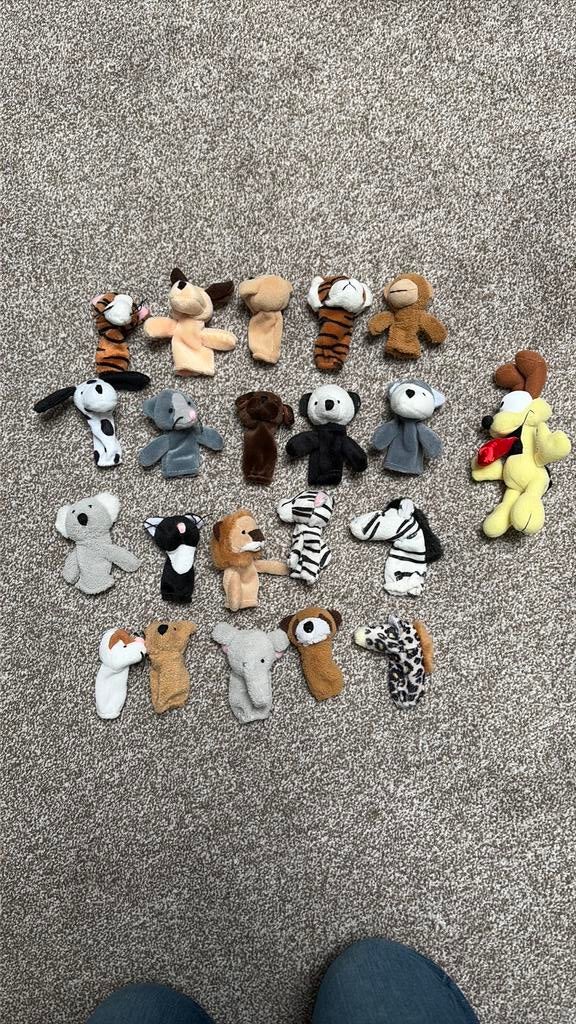 Vingerpoppetjes, Ophalen, Gebruikt, Overige typen