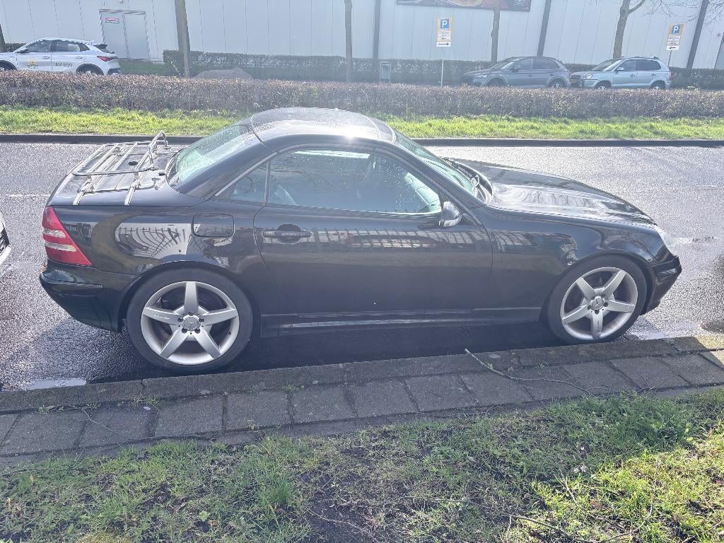 Mercedes-Benz SLK 3.2 6-Cilinder Automaat Leder Airco Cabrio, Zwart, Stoelverwarming, Cabriolet, Zwart