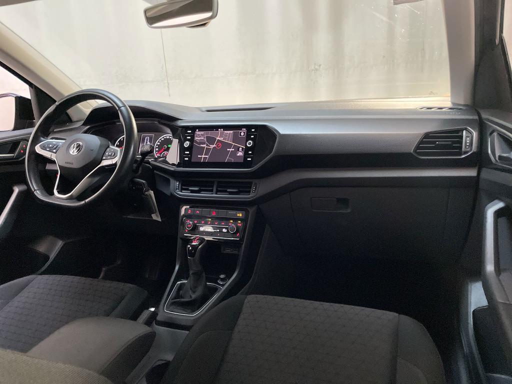 Volkswagen T-Cross 1.0 TSI 116pk DSG Life Business Parkeerse, Gebruikt, Met garantie (alle), 116 pk, Zwart