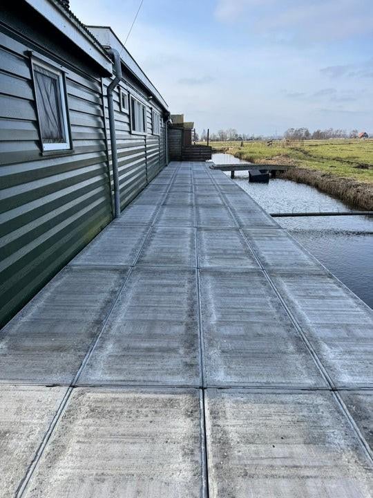 Kunststof vloertegel 175x65x5 cm A – onderhoudsvrij inc BTW